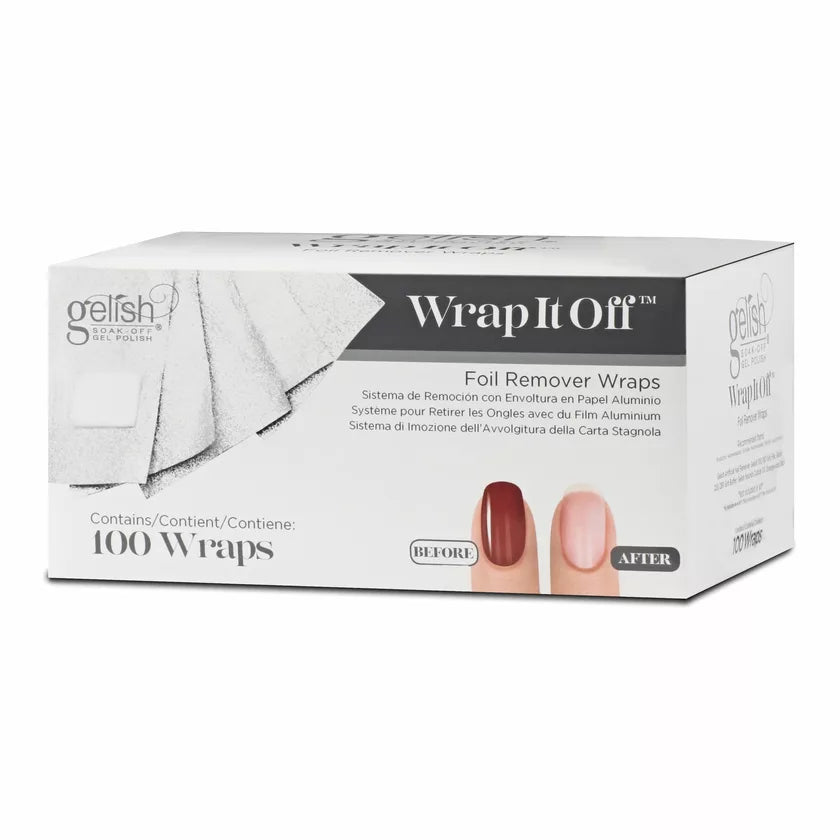 Gelish Foil Gel Polish Remover Wraps (100 ct)