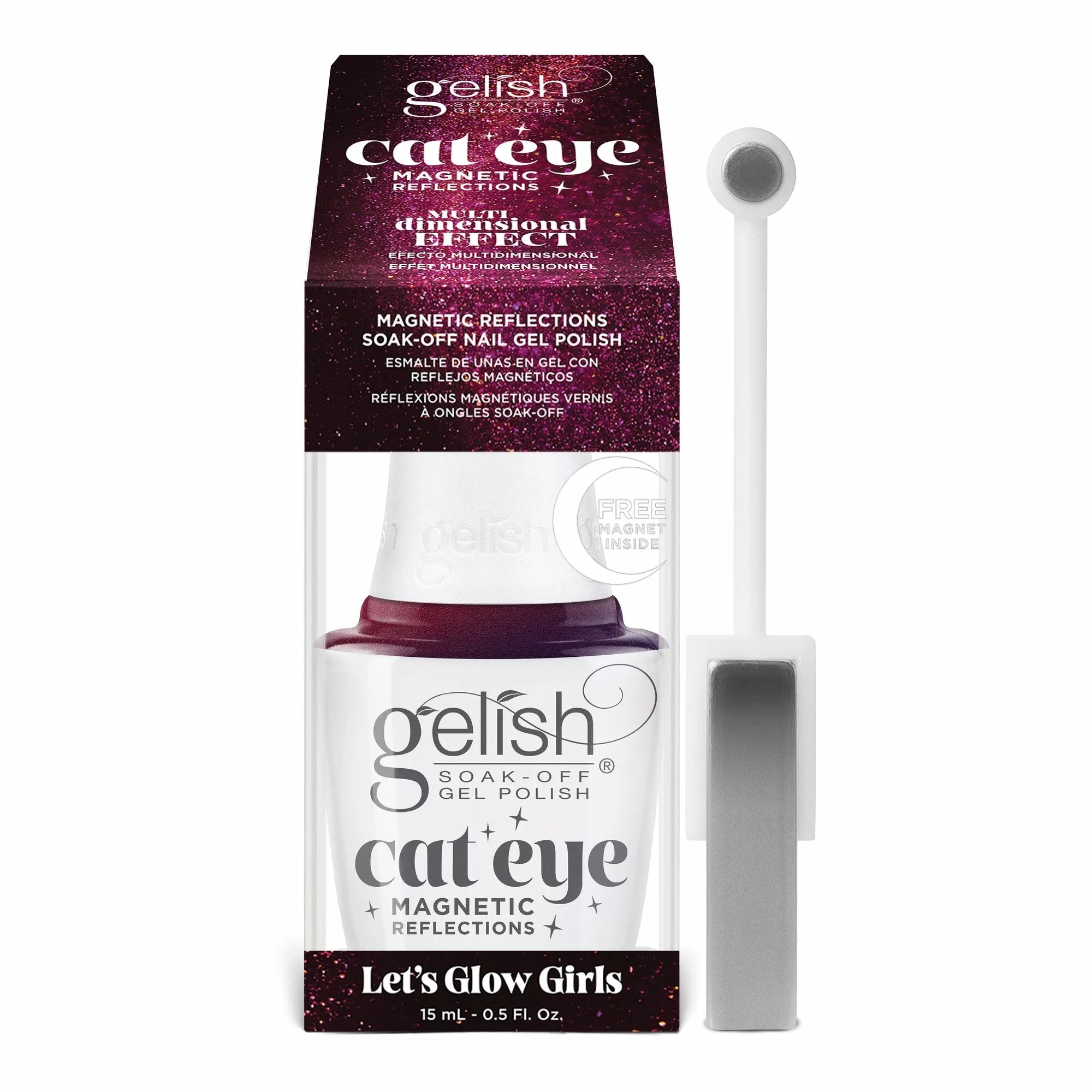 Gelish Magnetic Reflections Let's Glow Girls, 0.5 oz