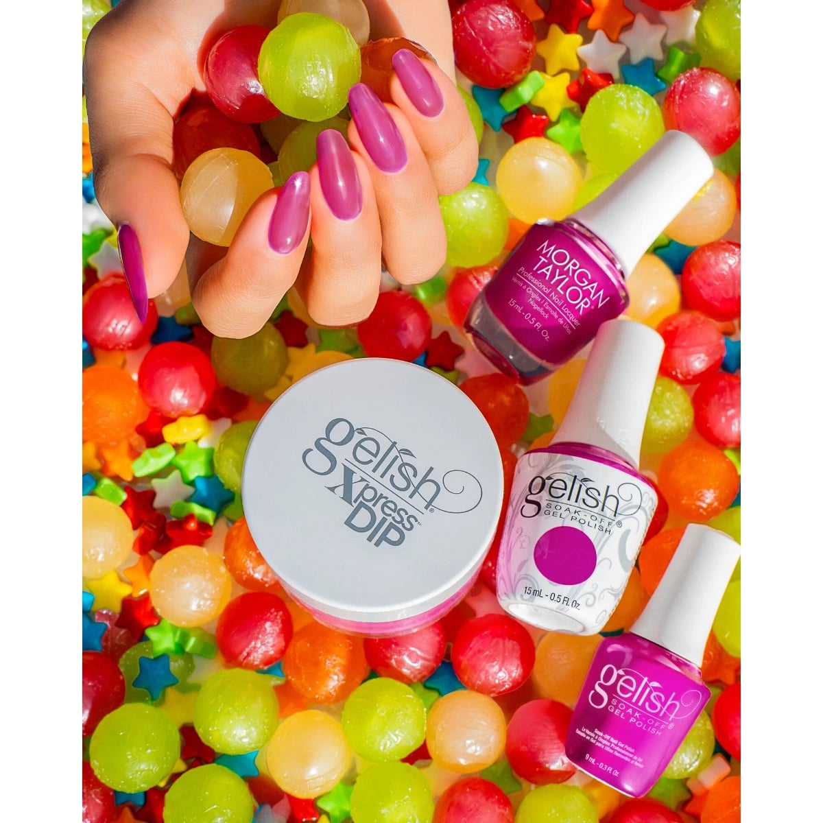 Gelish Soak-Off Gel Polish Bear-y Juicy, 0.5 oz