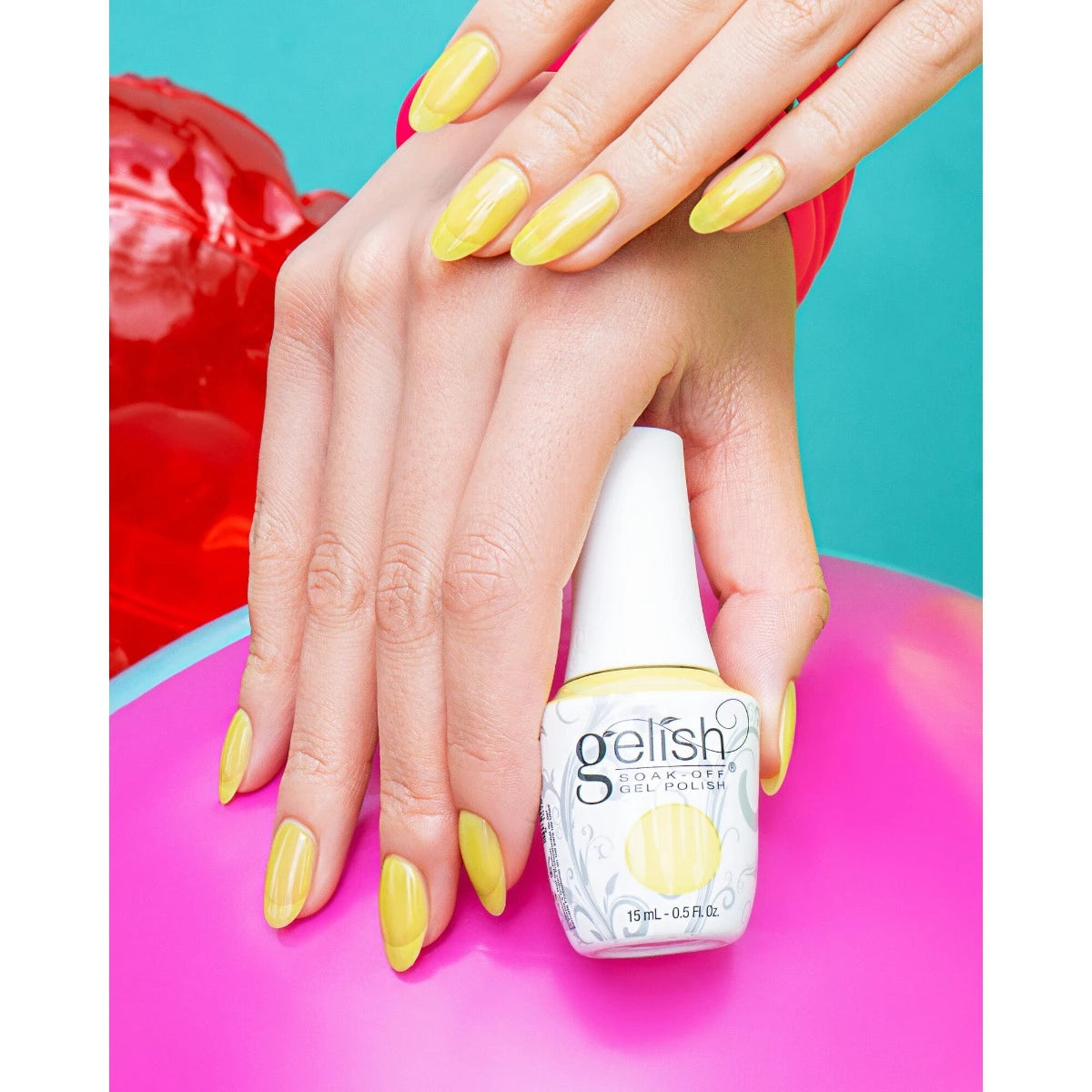 Gelish Soak-Off Gel Polish Lemon Drop Lush, 0.5 oz