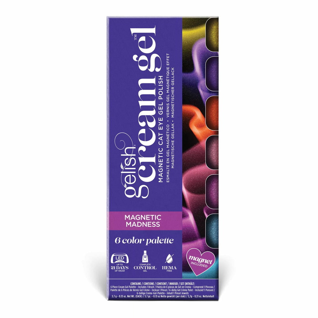 Gelish Cream Gel Magnetic Madness, 6PC