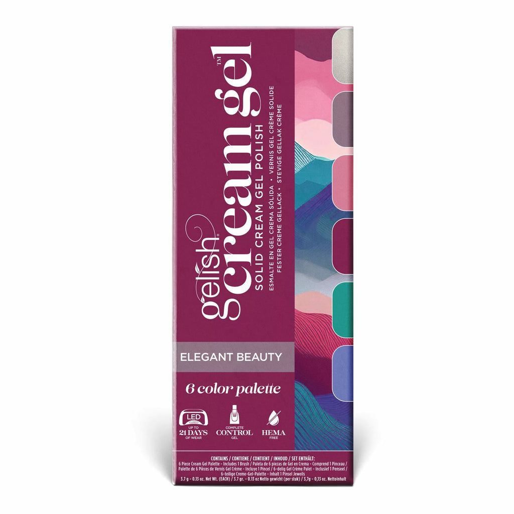 Gelish Cream Gel Elegant Beauty, 6PC