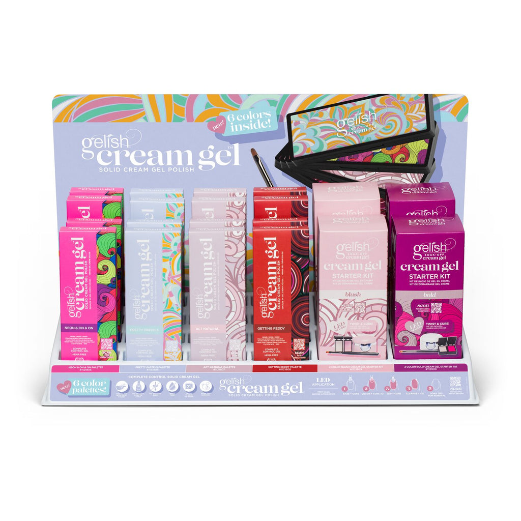 Gelish Cream Gel 20pc Display