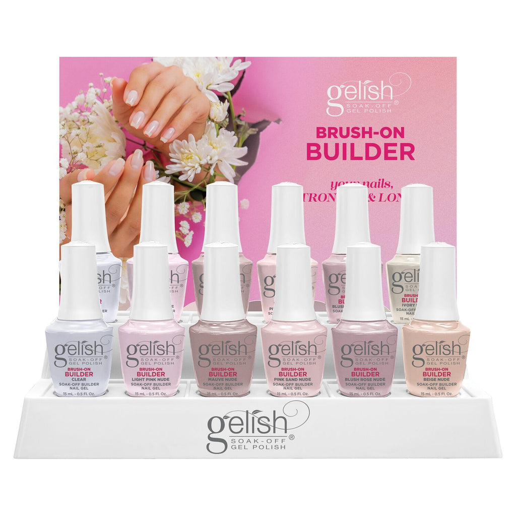 Gelish Brush-On Builder 12pc Display