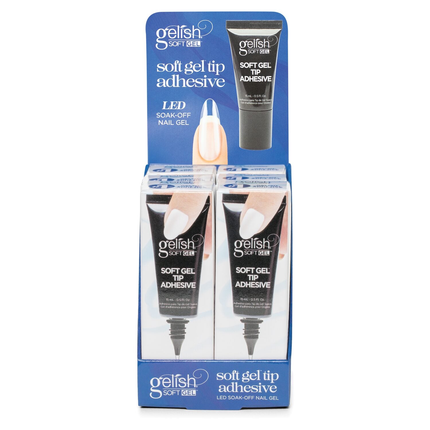 Gelish Soft Gel™ Tip Adhesive, 6PC