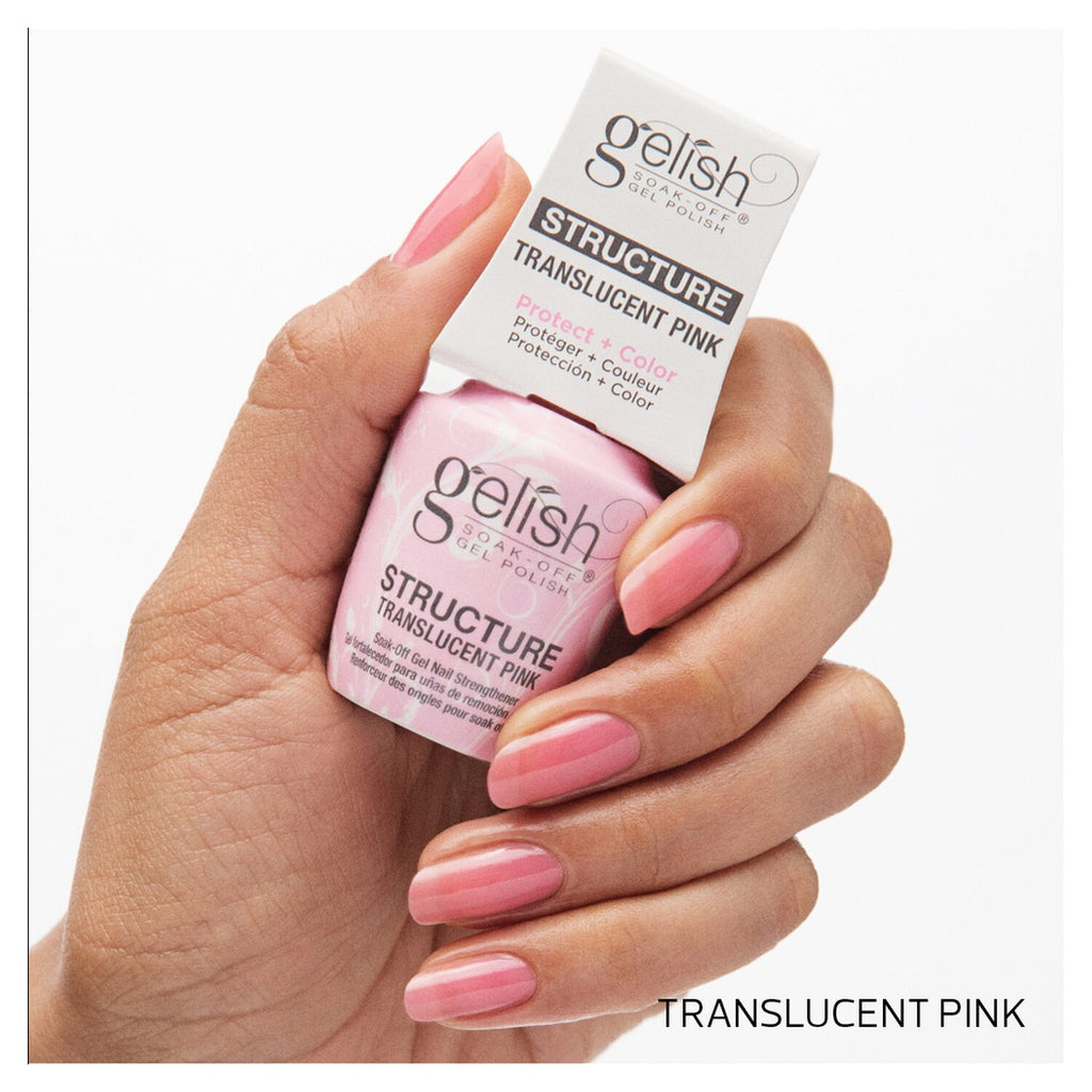 Gelish Brush-On Structure Gel Translucent Pink, 0.5 oz