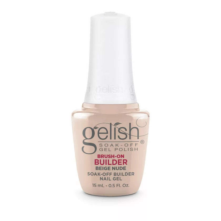 Gelish Brush-On Builder Beige Nude, 0.5 oz