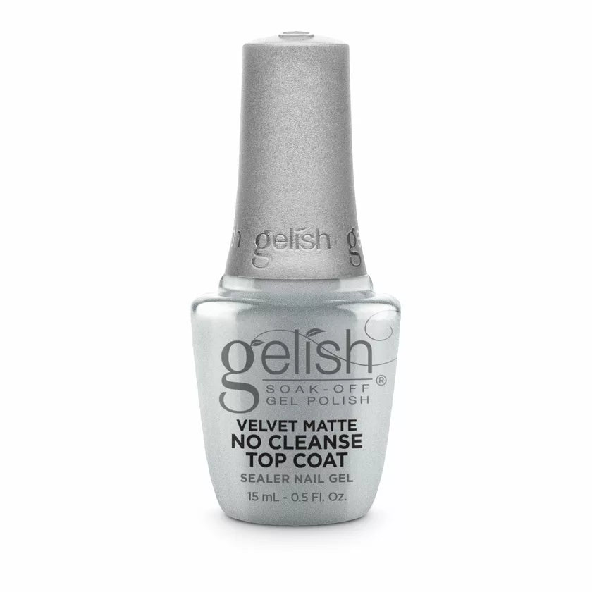 Gelish Velvet No-Cleanse Matte Top Coat, 0.5 oz