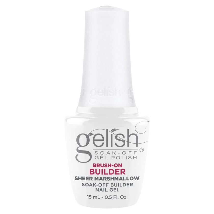 Gelish Brush-On Builder Sheer Marshmallow, 0.5 oz