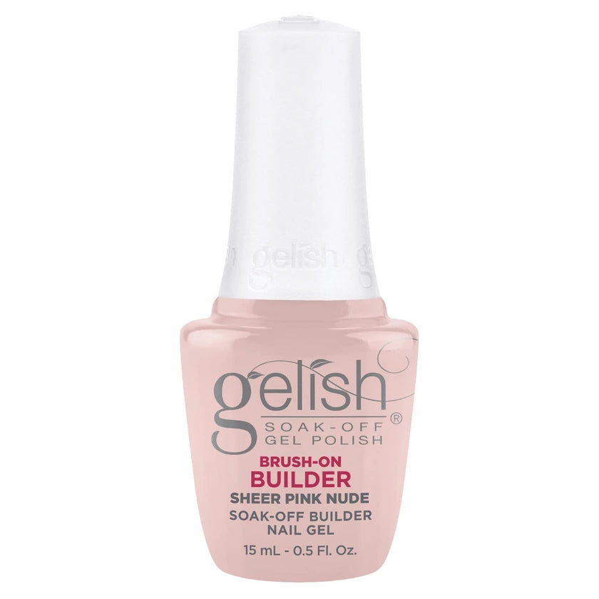 Gelish Brush-On Builder Sheer Pink Nude, 0.5 oz