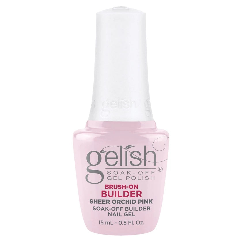 Gelish Brush-On Builder Sheer Orchid Pink, 0.5 oz