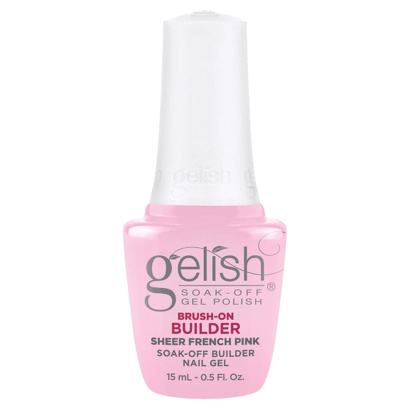 Gelish Brush-On Builder Sheer French Pink, 0.5 oz