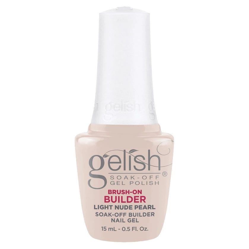 Gelish Brush-On Builder Light Nude Pearl, 0.5 oz