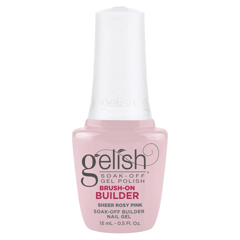 Gelish Brush-On Builder Sheer Rosy Pink, 0.5 oz