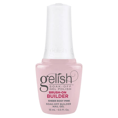 Gelish Brush-On Builder Sheer Rosy Pink, 0.5 oz