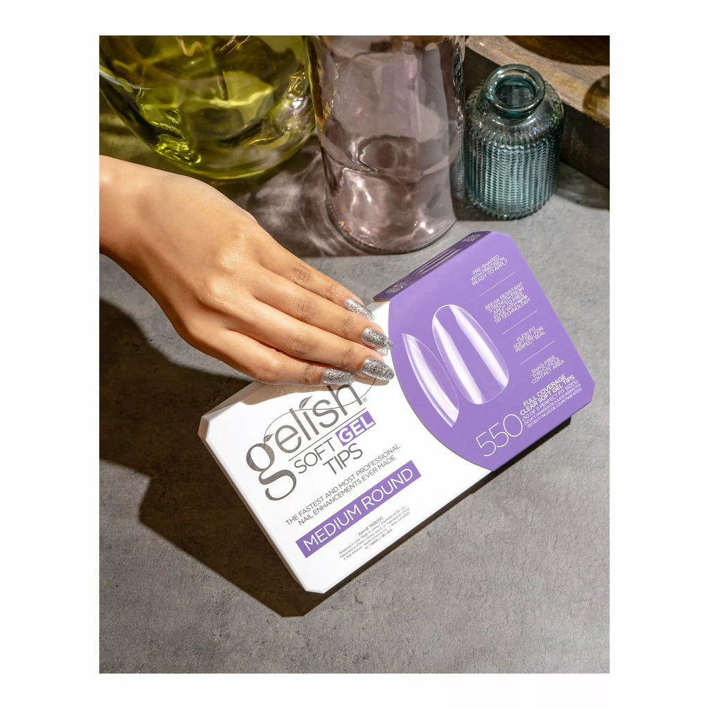 Gelish Soft Gel™ Tips - Medium Round 550CT
