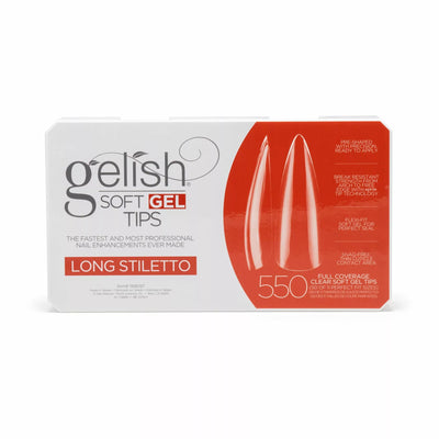 Gelish Soft Gel™ Tips - Long Stiletto 550CT
