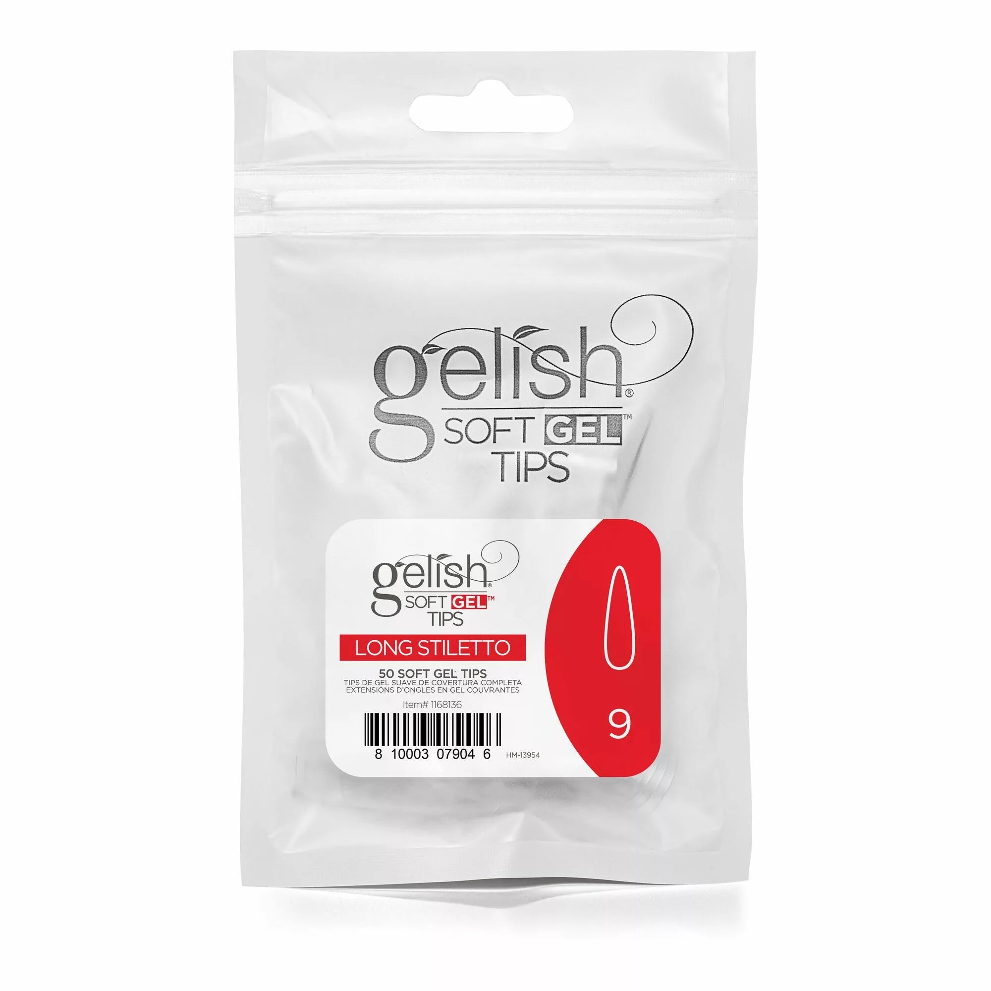 Gelish Soft Gel™ Long Stiletto Refill, Size 9 (50CT)