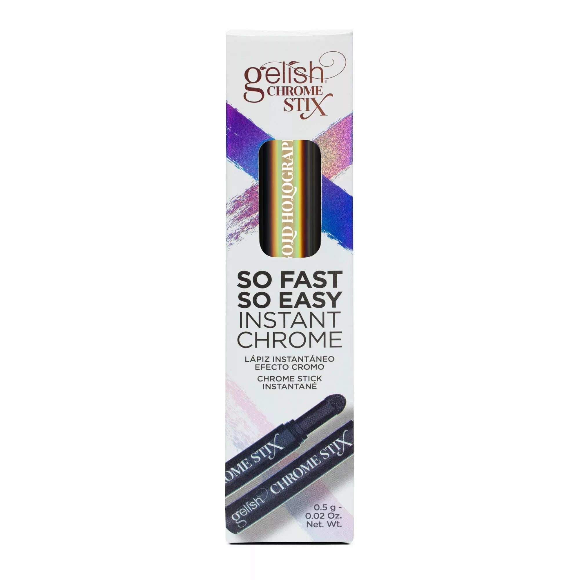 Gelish Chrome Stix, Gold Holographic
