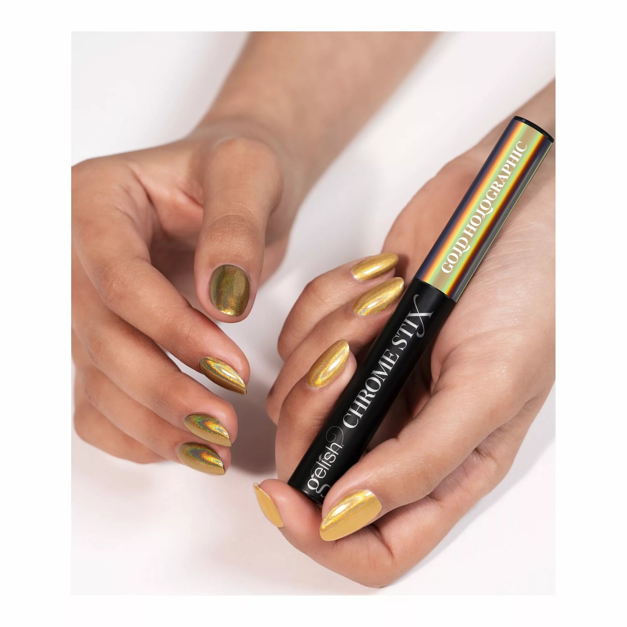Gelish Chrome Stix, Gold Holographic