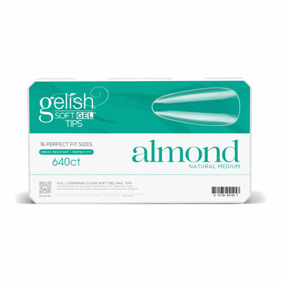 Gelish Soft Gel™ Tips - Medium Almond 640CT