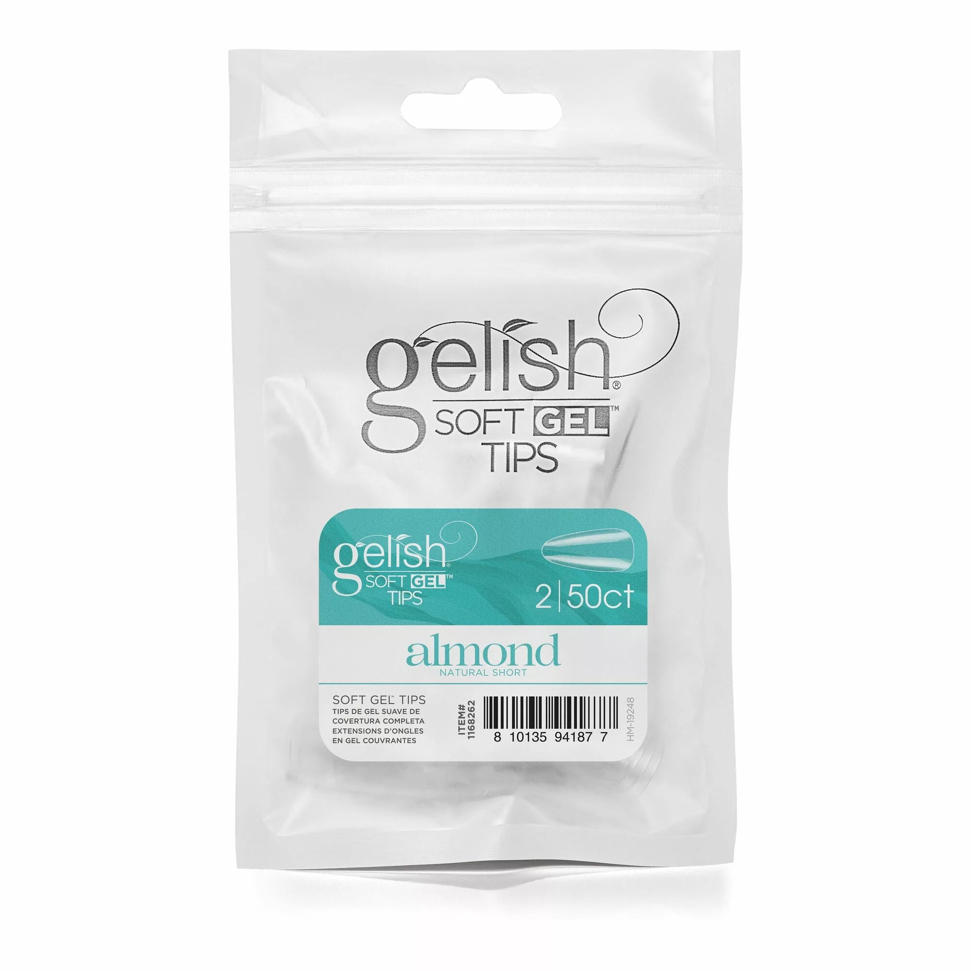 Gelish Soft Gel™ Short Almond Refill, Size 2 (50CT)