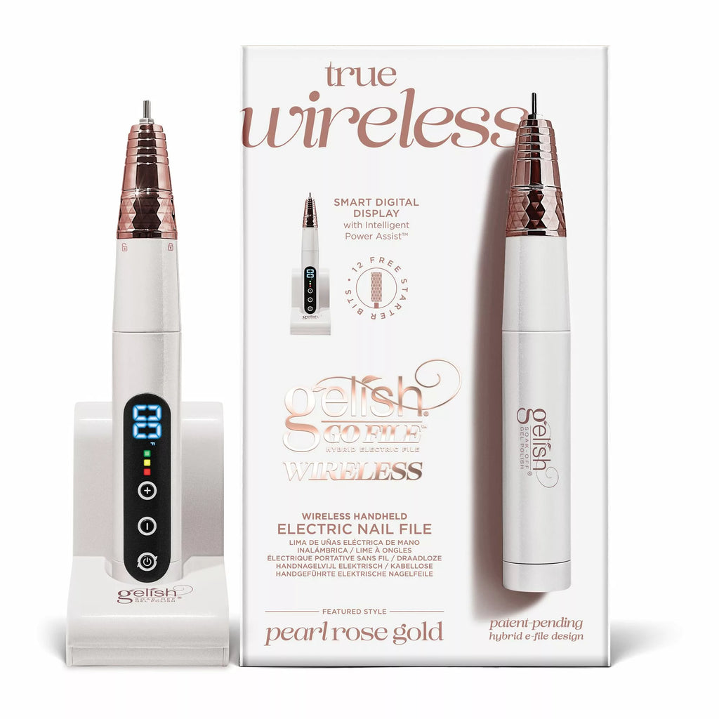 Gelish Go File Wireless Pearl Rose Gold