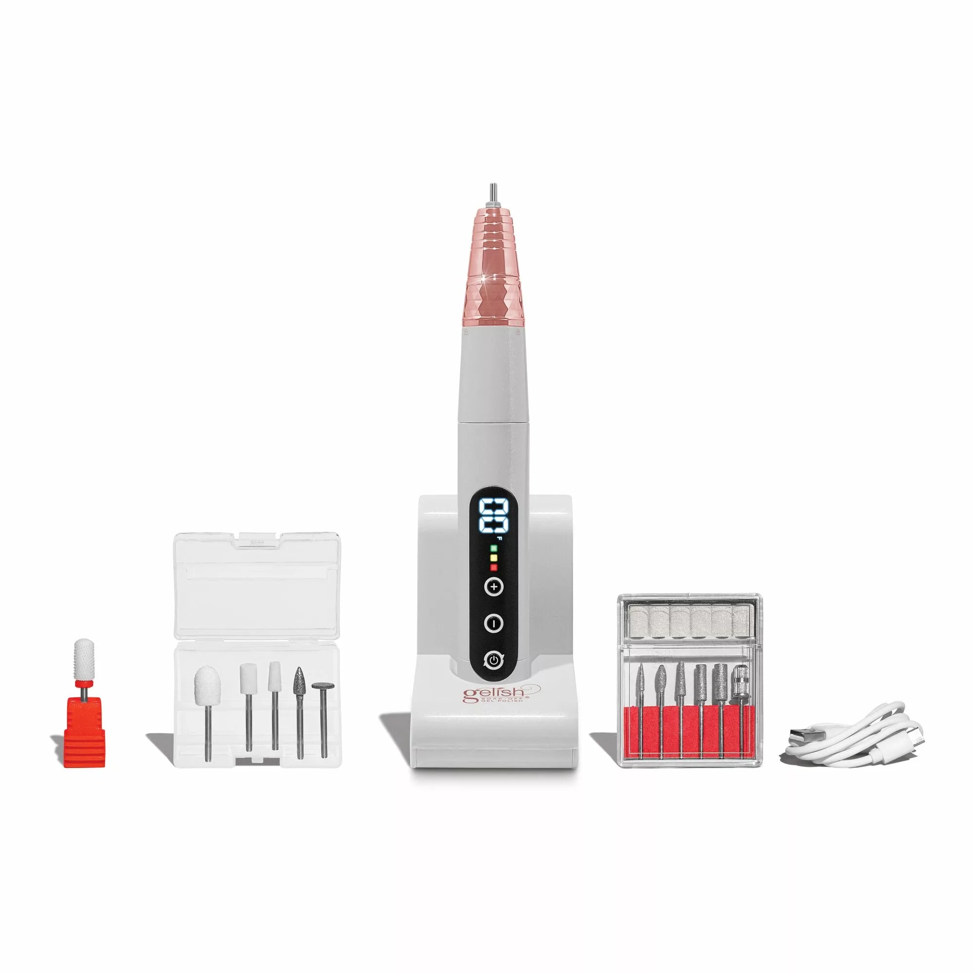Gelish Go File Wireless Pearl Rose Gold
