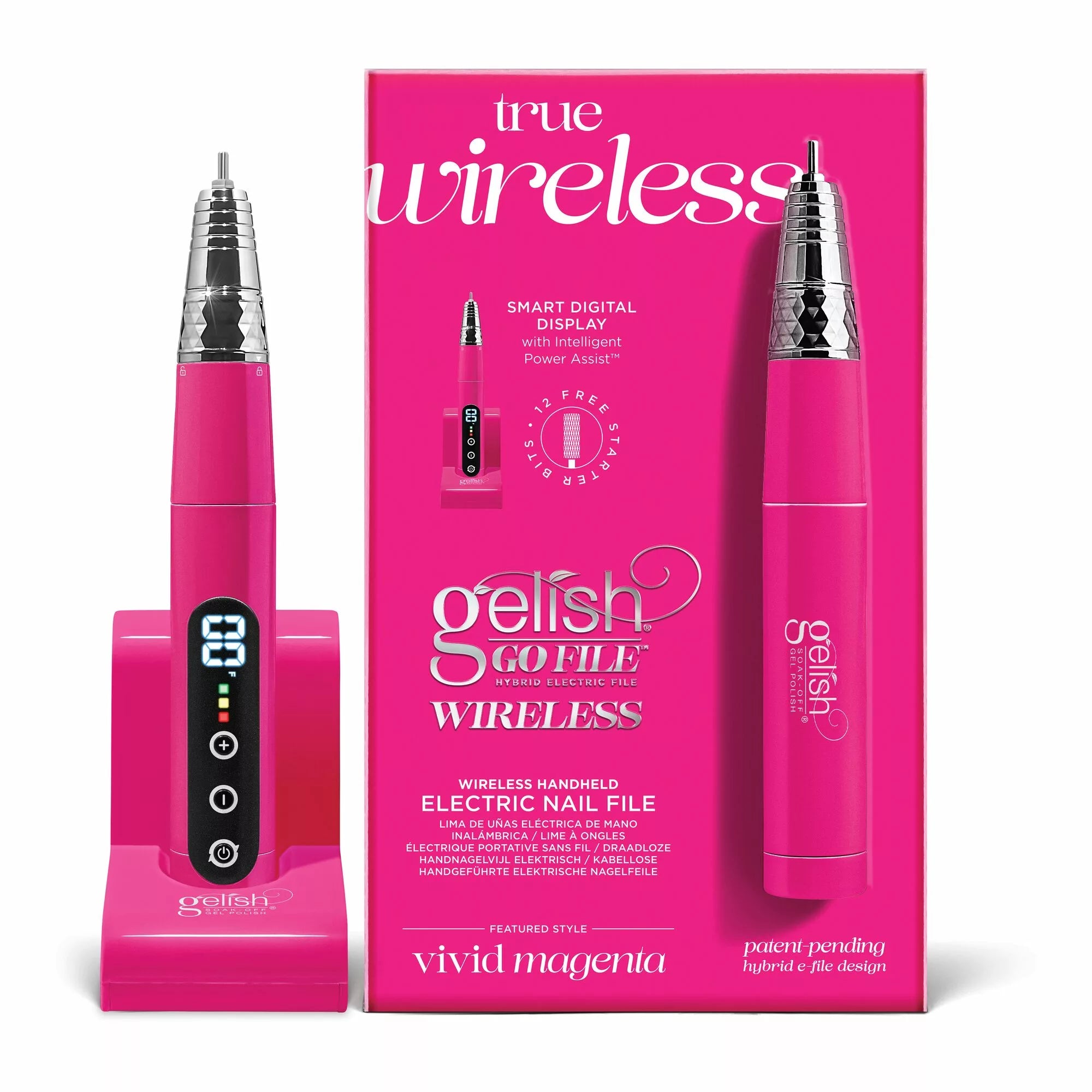 Gelish Go File Wireless Vivid Magenta