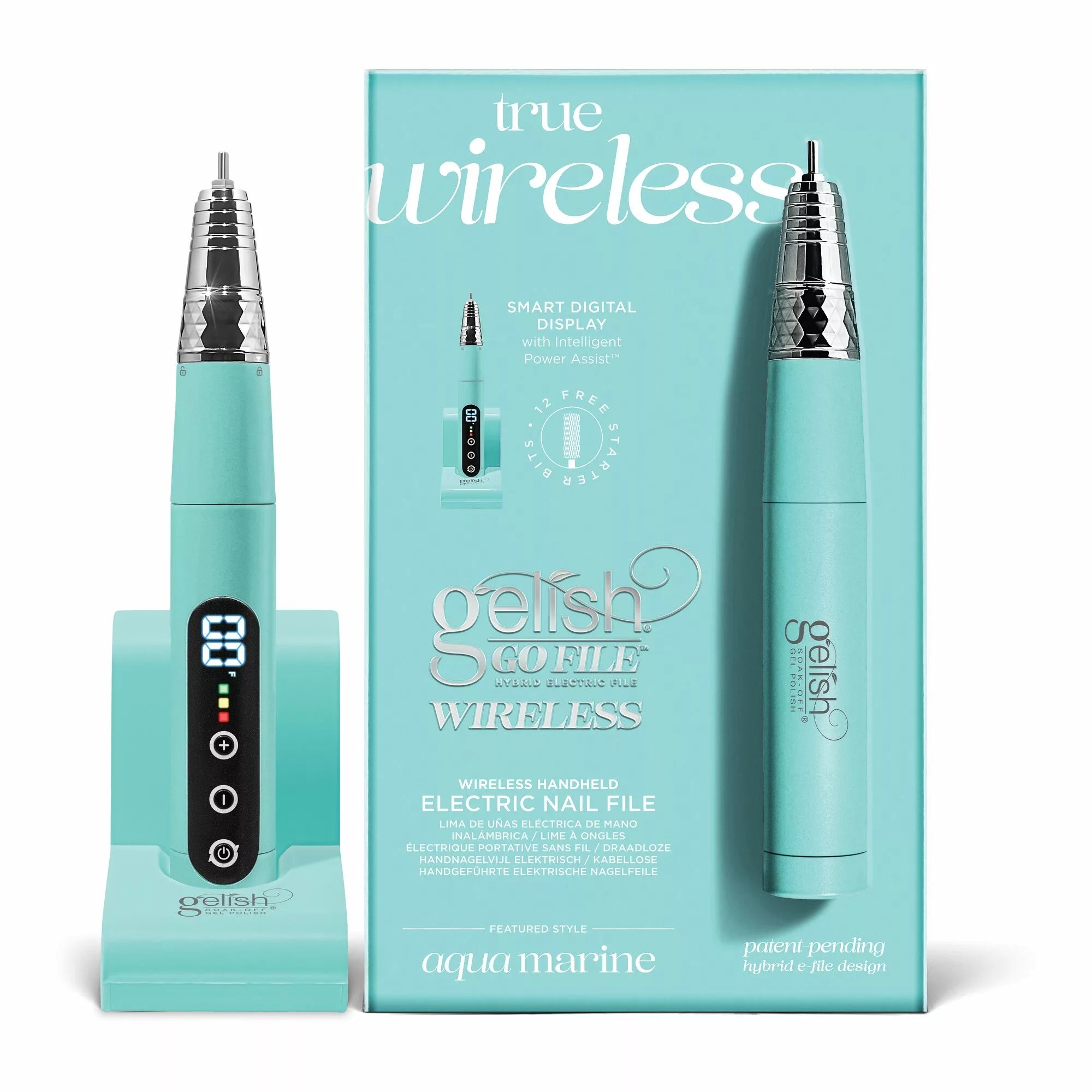 Gelish Go File Wireless Aqua Marine