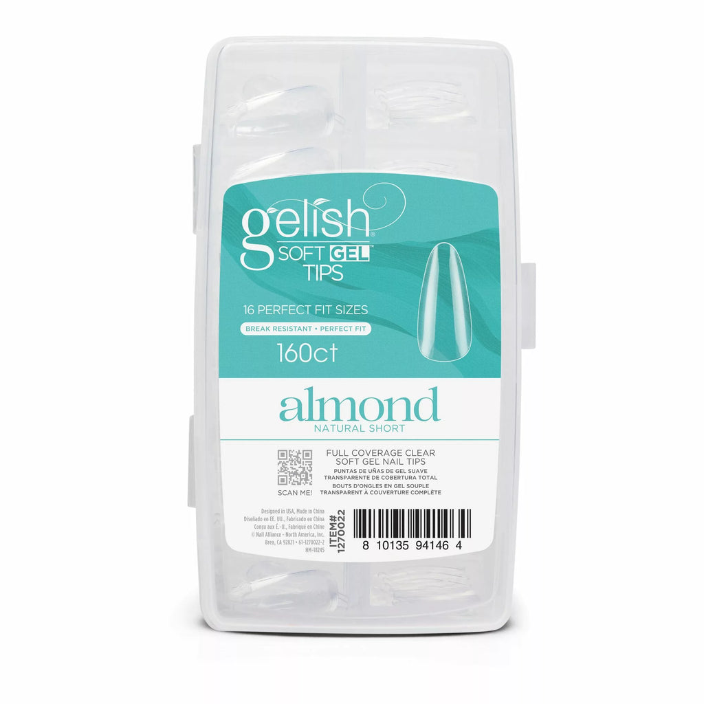 Gelish Soft Gel™ Tips - Short Almond 160CT