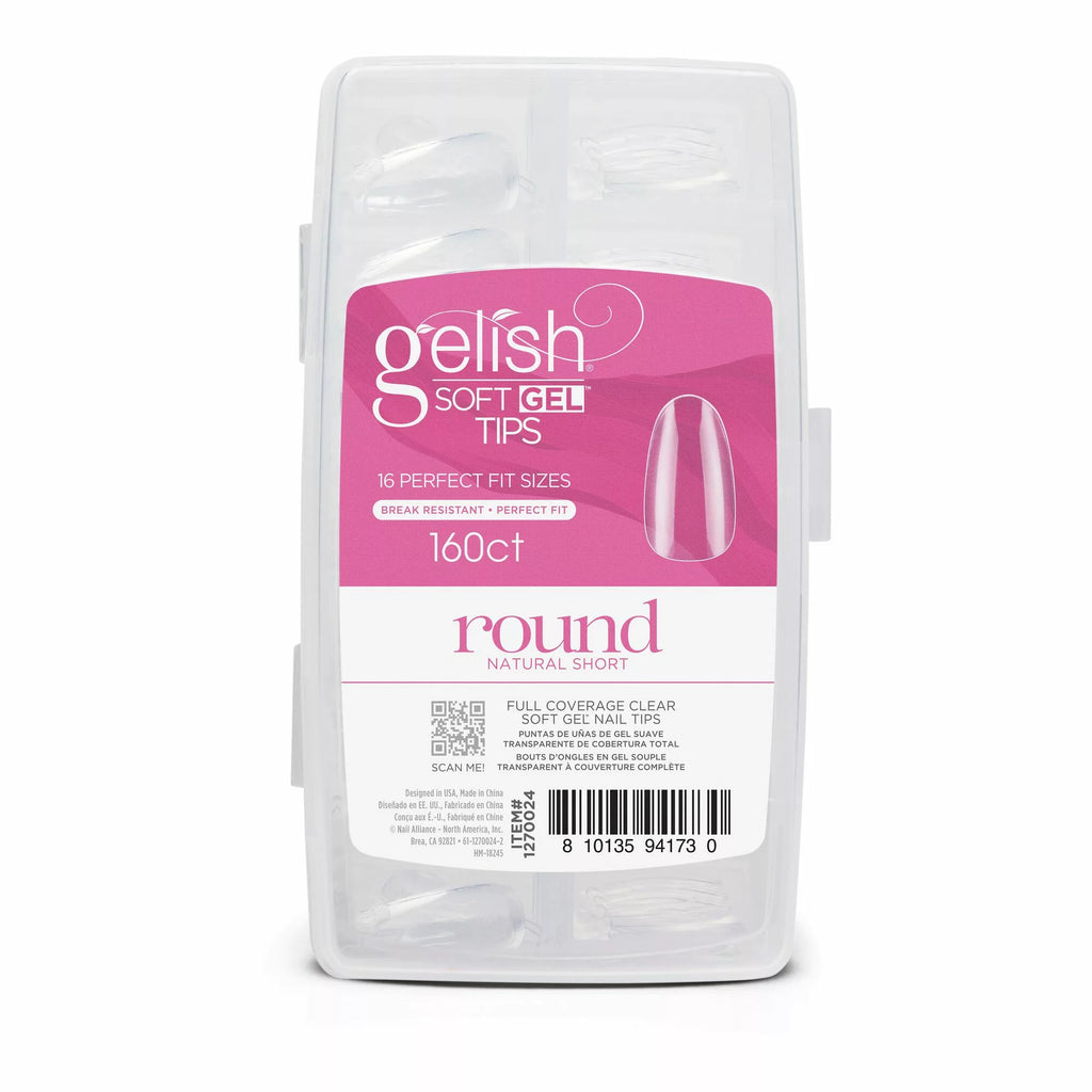 Gelish Soft Gel™ Tips - Short Round 160CT