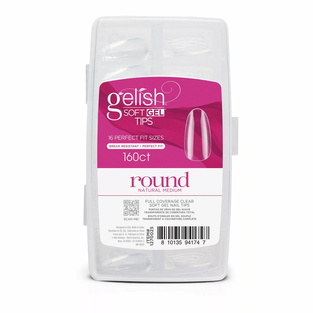 Gelish Soft Gel™ Tips - Medium Round 160CT
