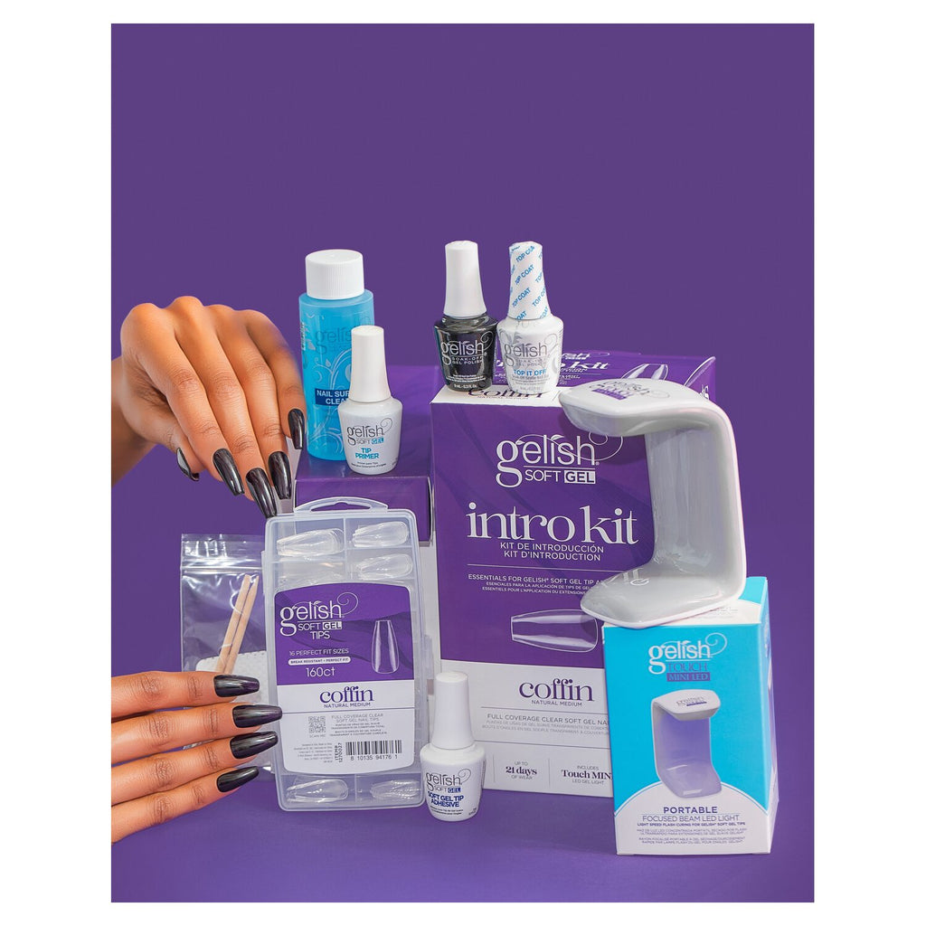 Gelish Soft Gel™ Tips Kit - Medium Coffin 160CT