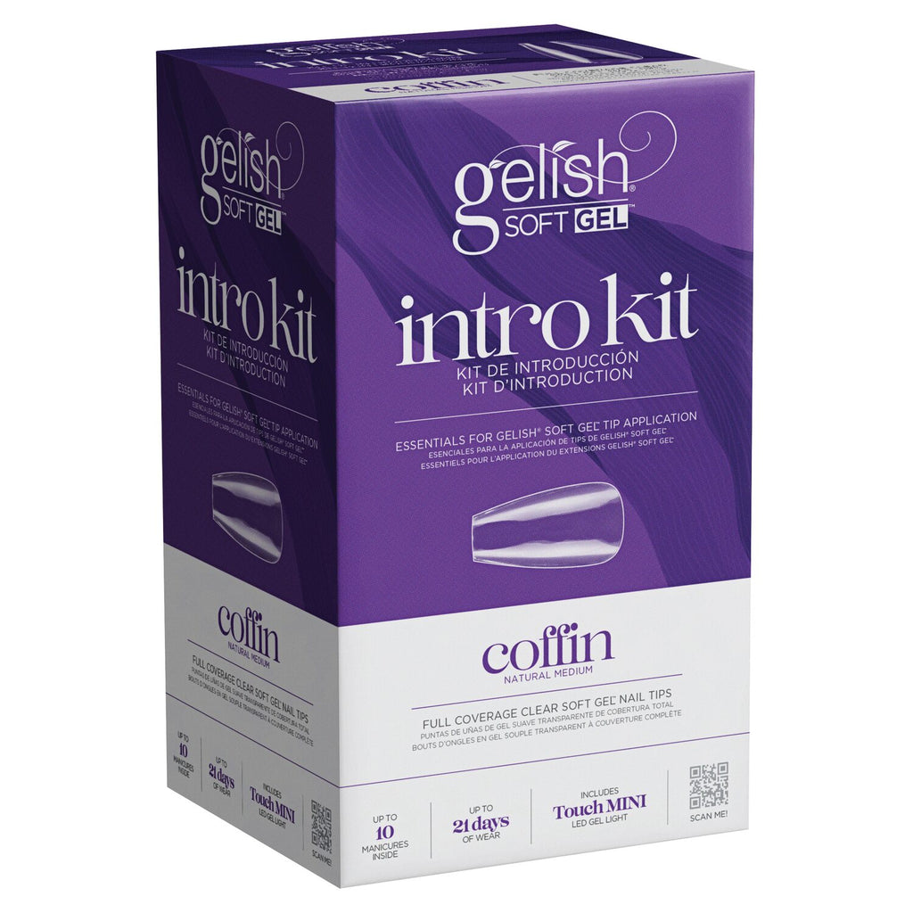 Gelish Soft Gel™ Tips Kit - Medium Coffin 160CT