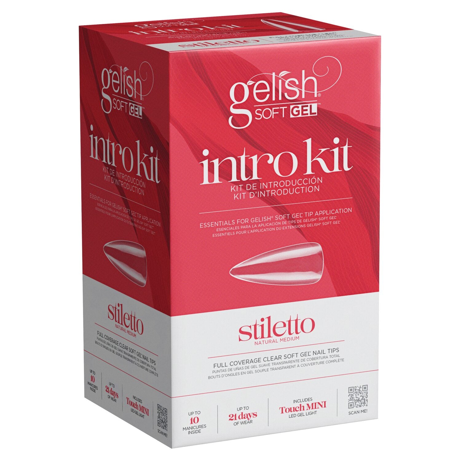 Gelish Soft Gel™ Tips Kit - Medium Stiletto 160CT