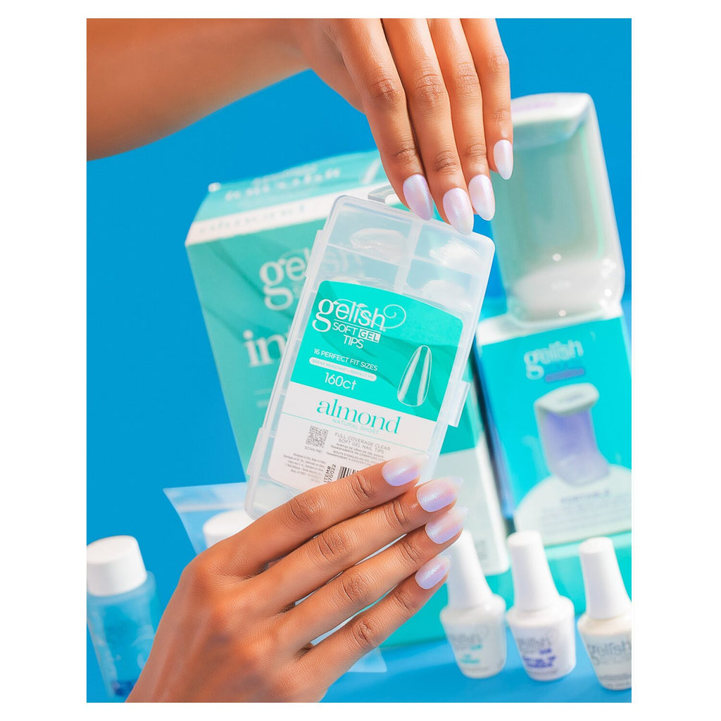 Gelish Soft Gel™ Tips Kit - Short Almond 160CT
