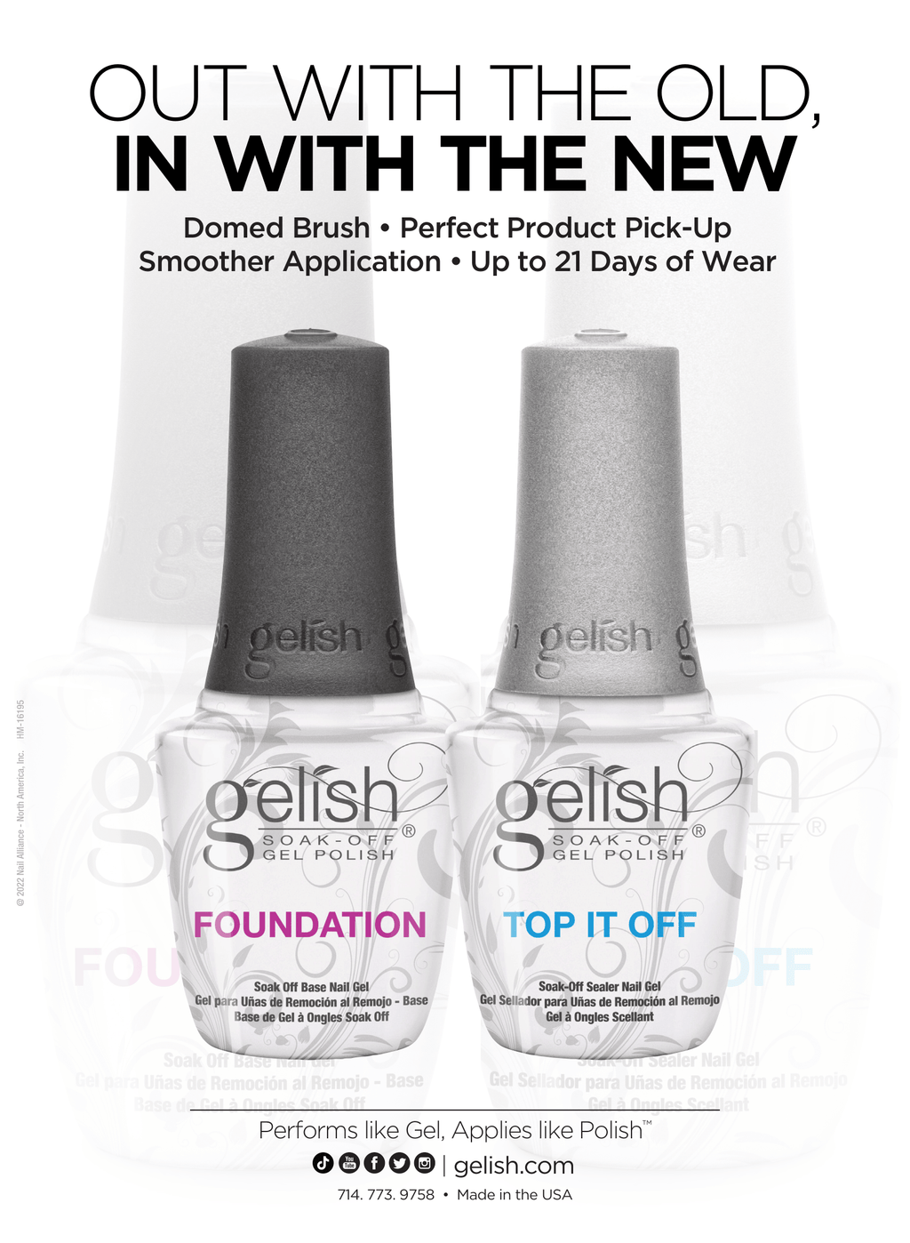 Gelish Foundation Base Coat, 0.5 oz