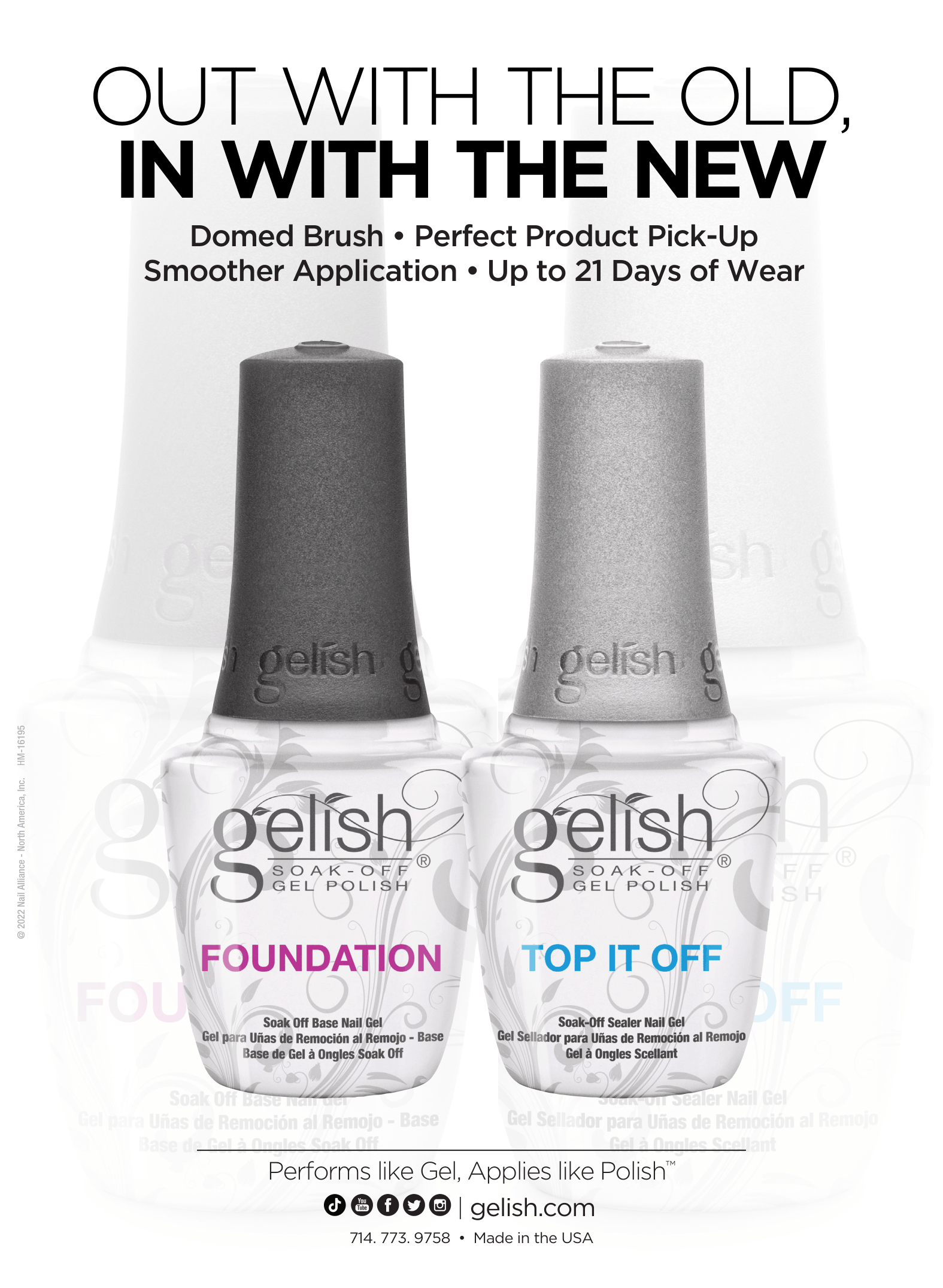Gelish Top It Off Top Coat, 0.5 oz