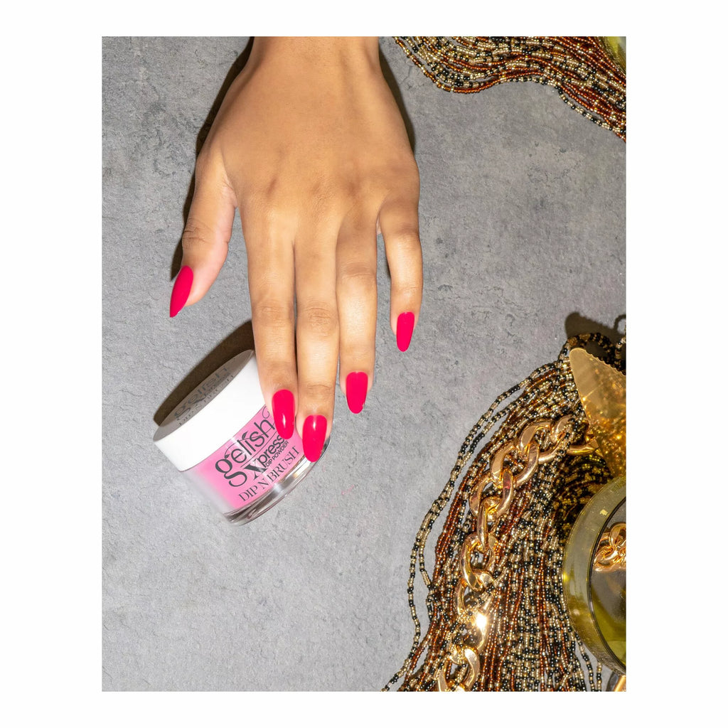 Gelish Xpress Dip N Brush Prettier In Pink, 43g (1.5 Oz)