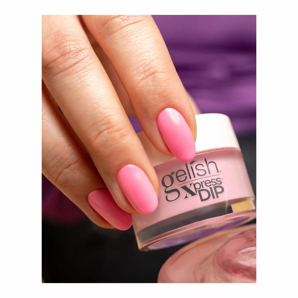 Gelish Xpress Dip N Brush Look At You, Pink-Achu!, 43g (1.5 Oz)