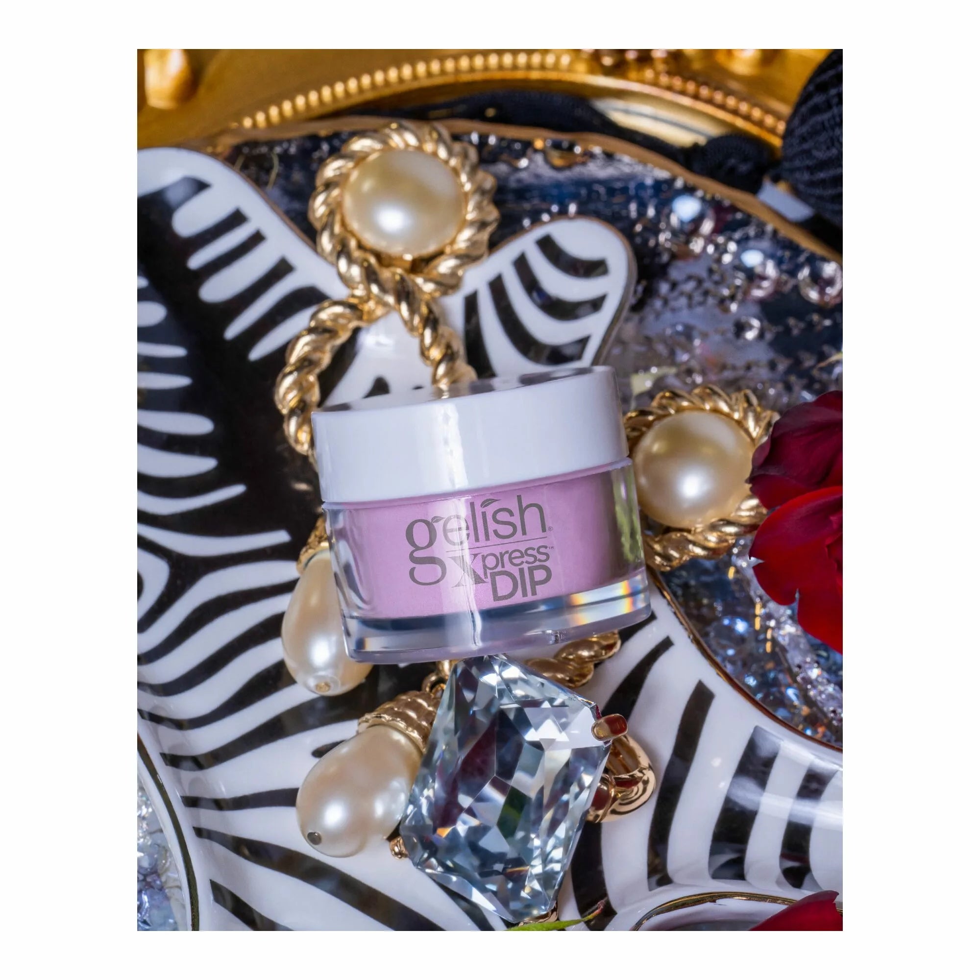 Gelish Xpress Dip N Brush All The Queen's Bling, 43g (1.5 Oz)
