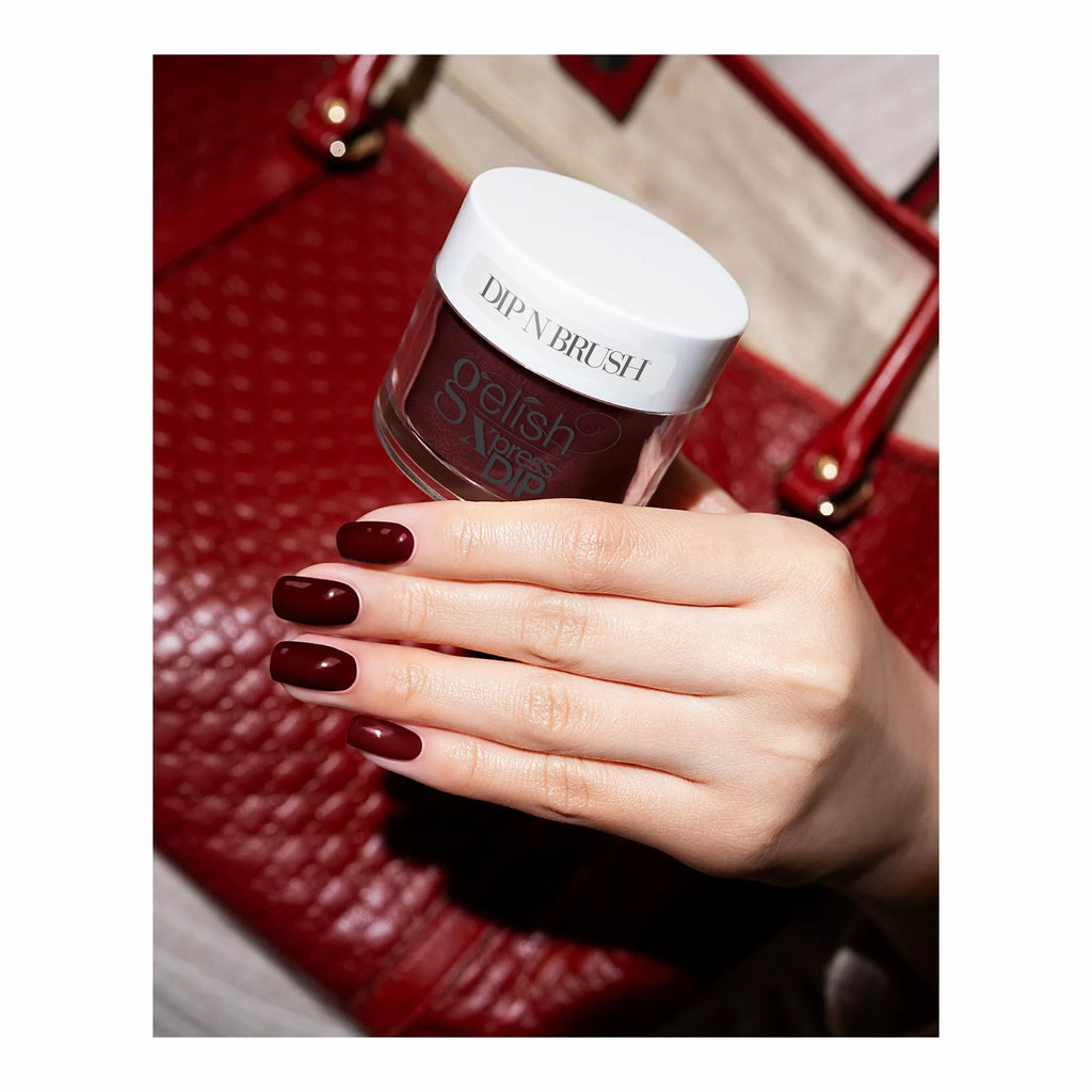 Gelish Xpress Dip N Brush Red Alert, 43g (1.5 Oz)
