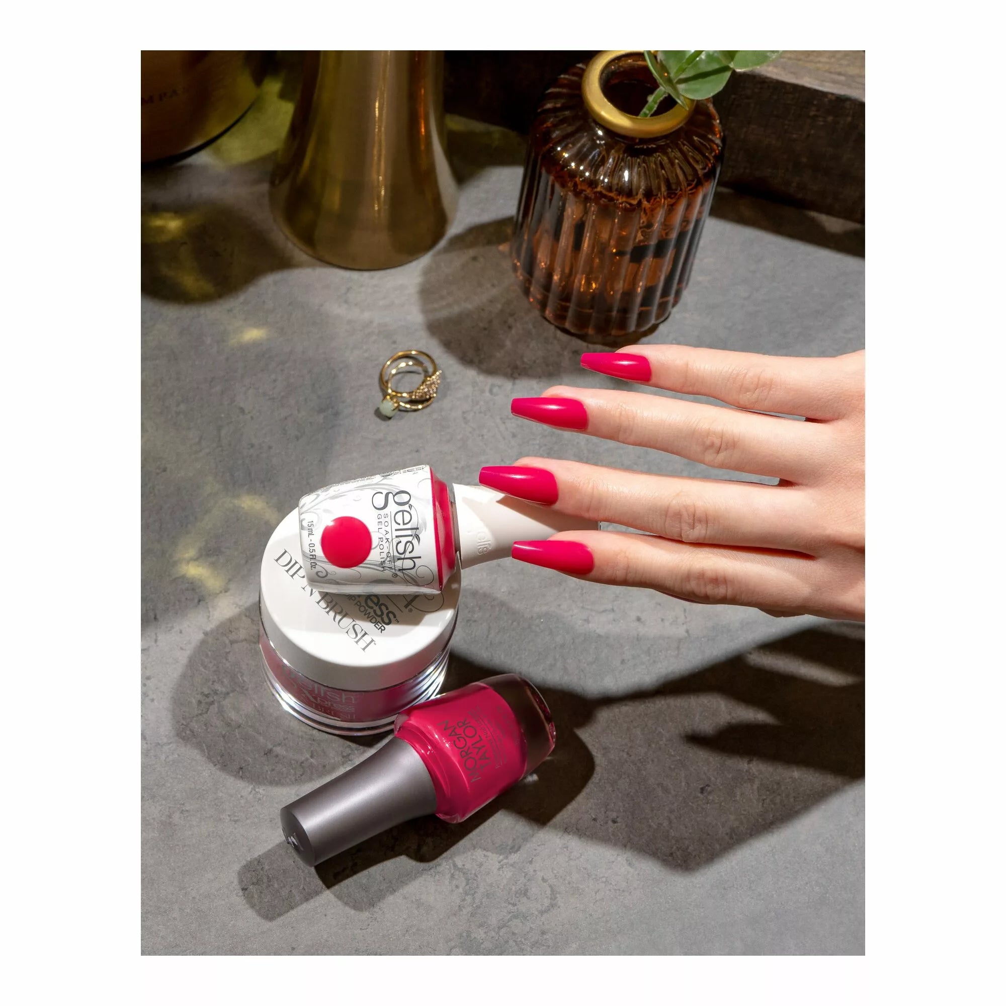Gelish Xpress Dip N Brush Gossip Girl, 43g (1.5 Oz)