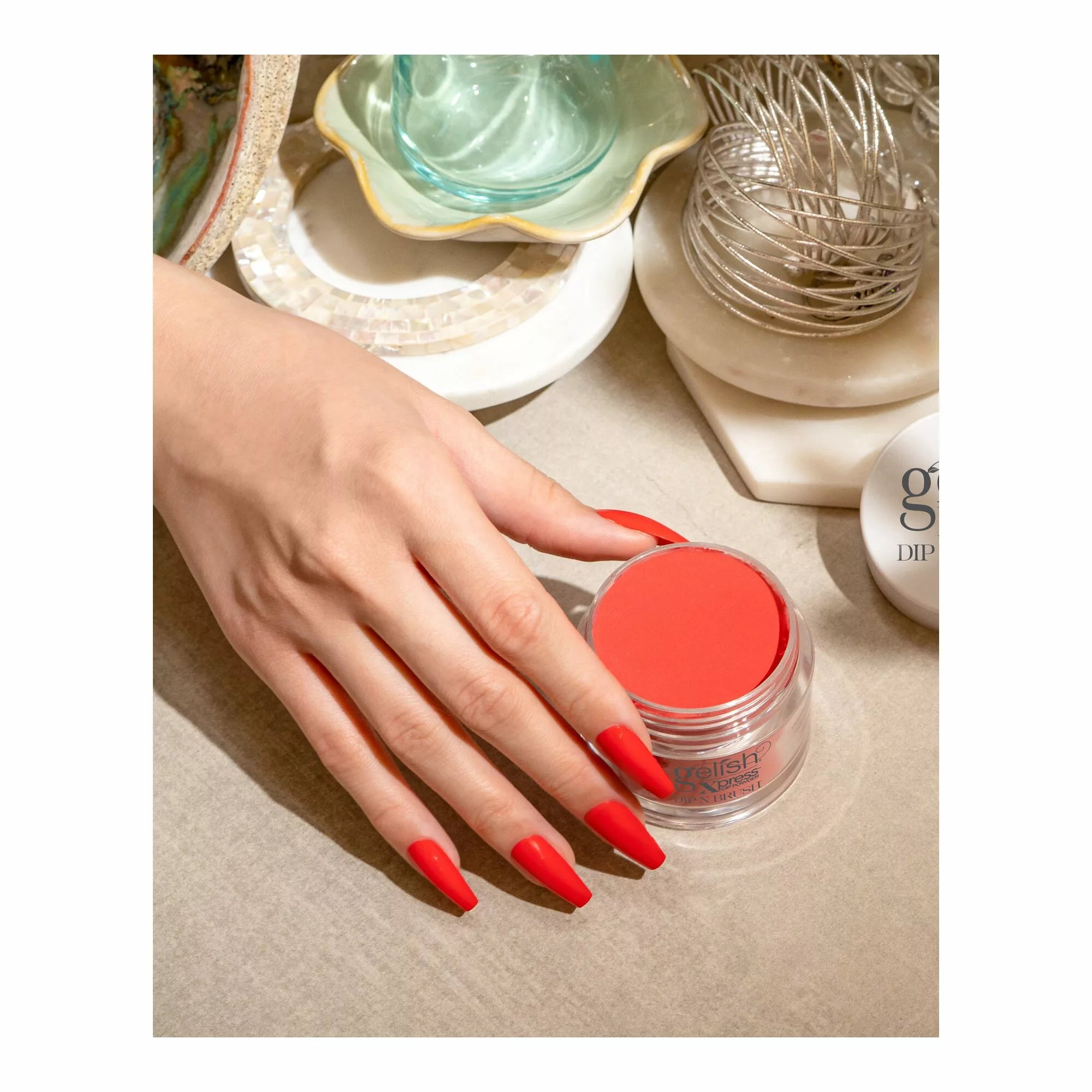 Gelish Xpress Dip N Brush Tiger Blossom, 43g (1.5 Oz)