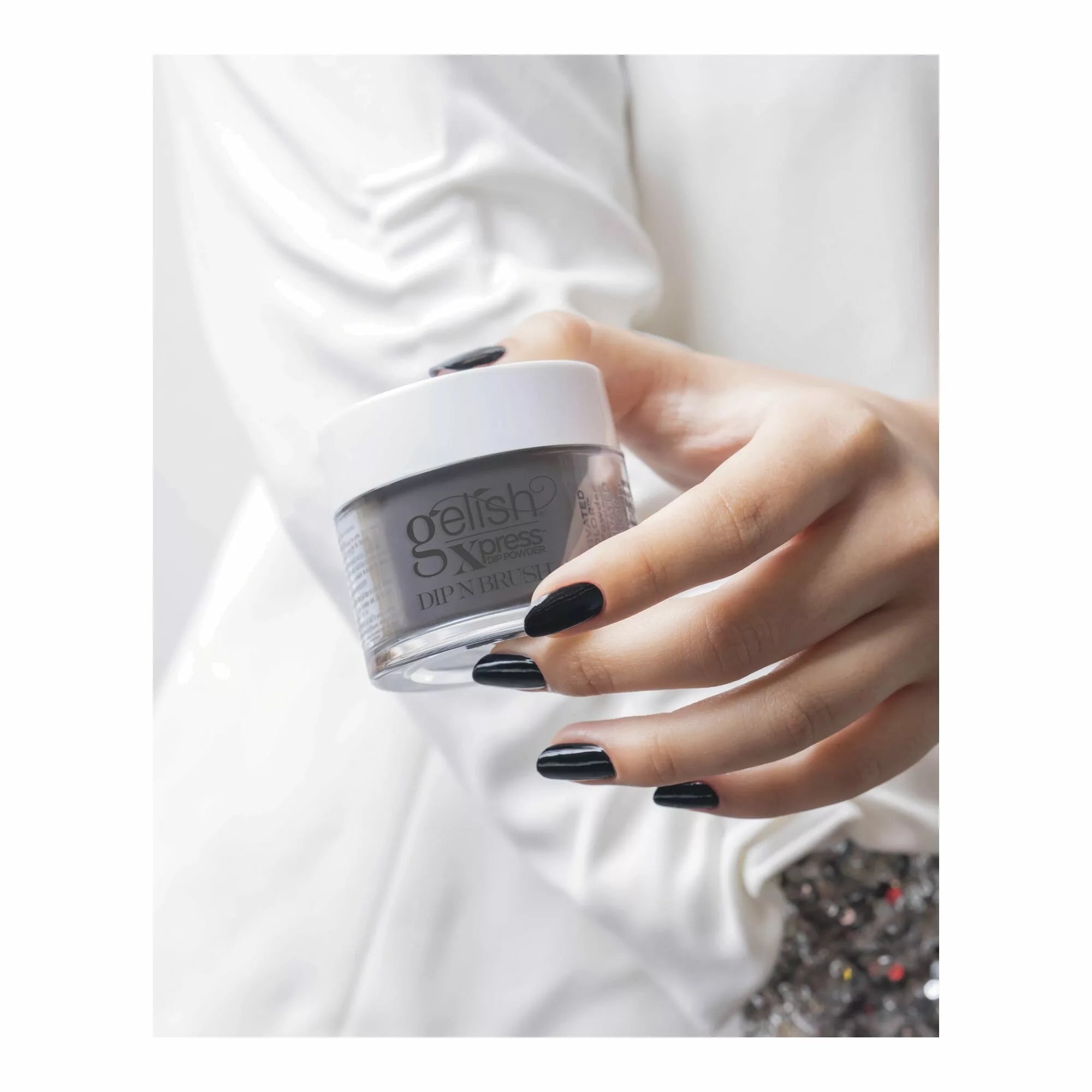 Gelish Xpress Dip N Brush Black Shadow, 43g (1.5 Oz)