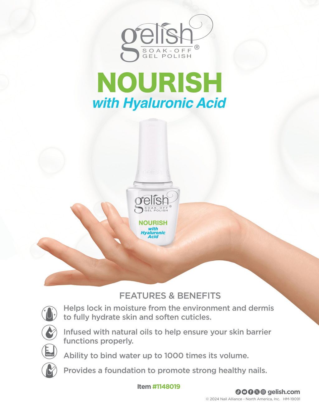 Gelish Nourish Cuticle Oil, 0.5 oz