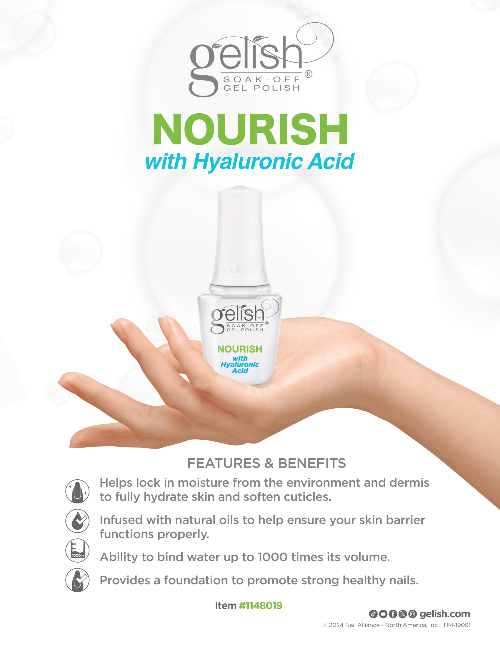 Gelish Nourish Cuticle Oil, 0.5 oz