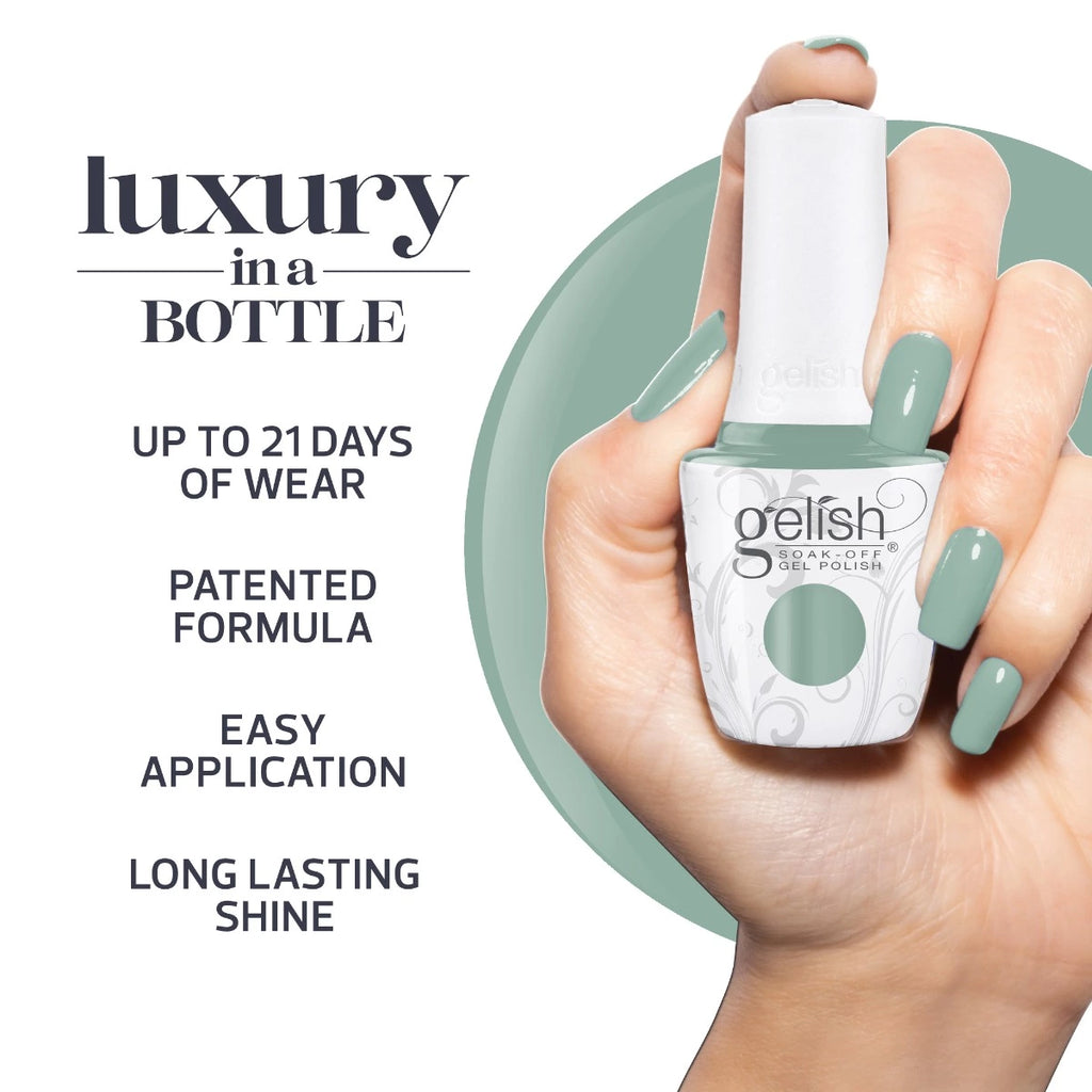 Gelish Soak-Off Gel Polish Mint For Me, 0.5 oz