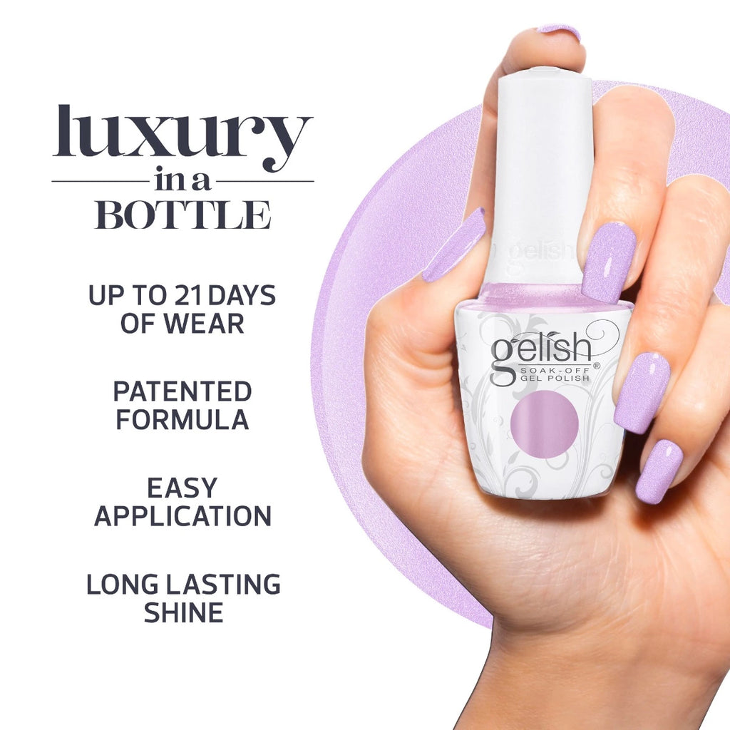 Gelish Soak-Off Gel Polish Lucidly Lavender, 0.5 oz